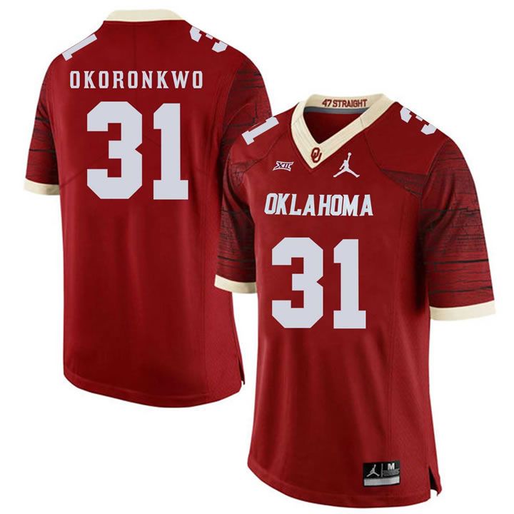 Oklahoma Sooners 31 Obo Okoronkwo Red 47 Game Winning Streak College Football Jersey Dzhi,We sell and wholesale Oklahoma Sooners 31 Obo Okoronkwo Red 47 Game Winning Streak College Football Jersey Dzhi on line form chian!